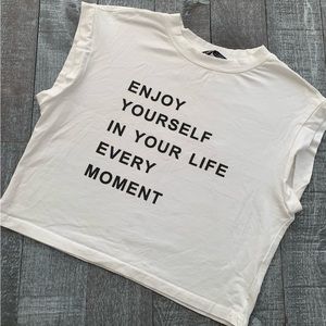 Shein Cropped Muscle Shirt